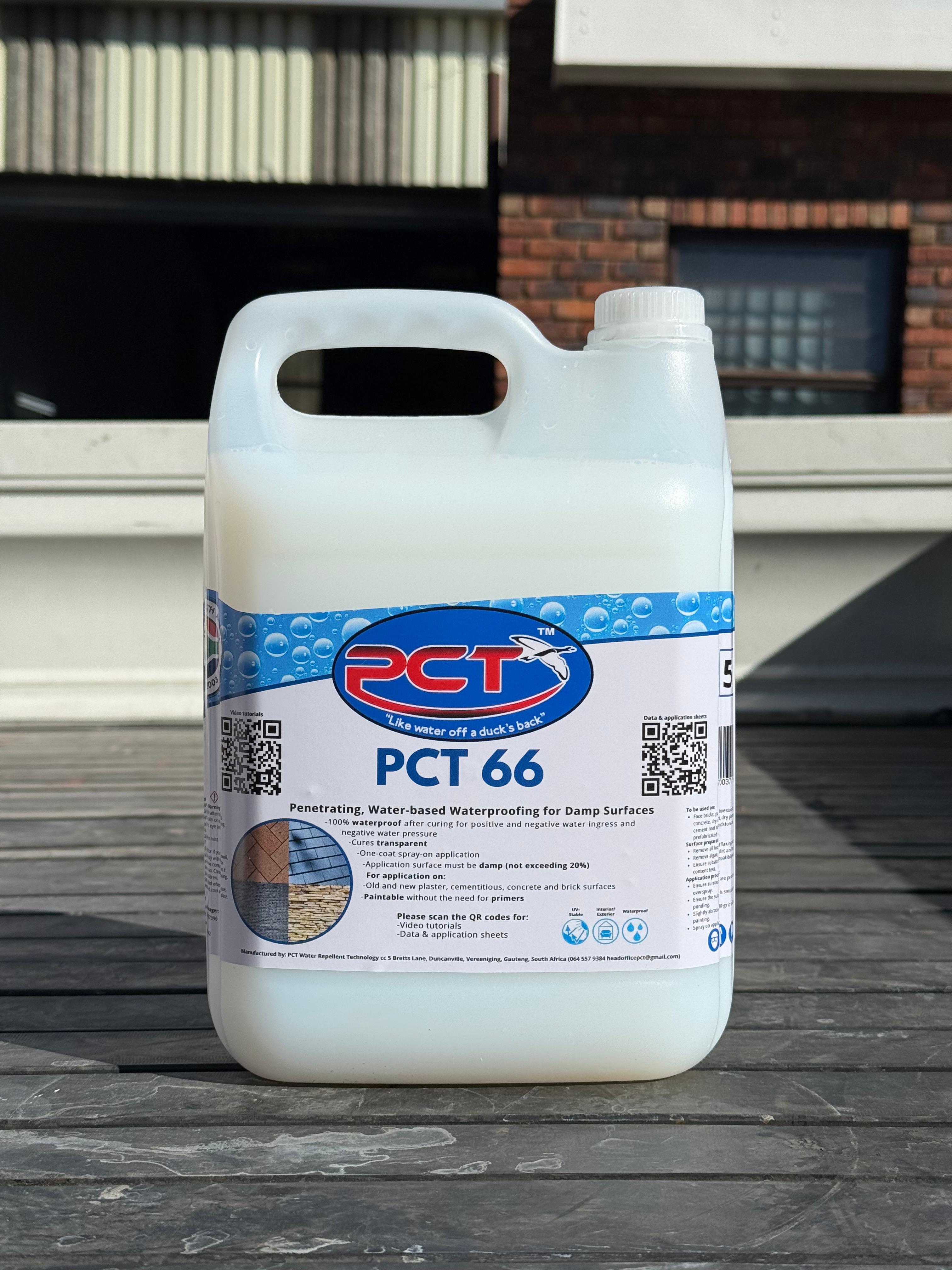PCT 66 — Penetrating Waterproofing for Damp Surfaces